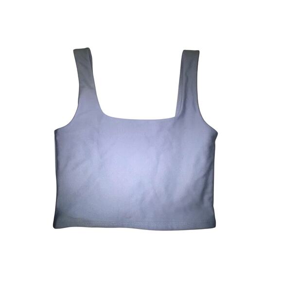 Womens Abercrombie & Fitch Periwinkle Cropped Tank Size XS - Picture 1 of 3